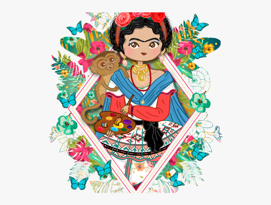 Frida Kahlo Em Quilling, Transparent Clipart
