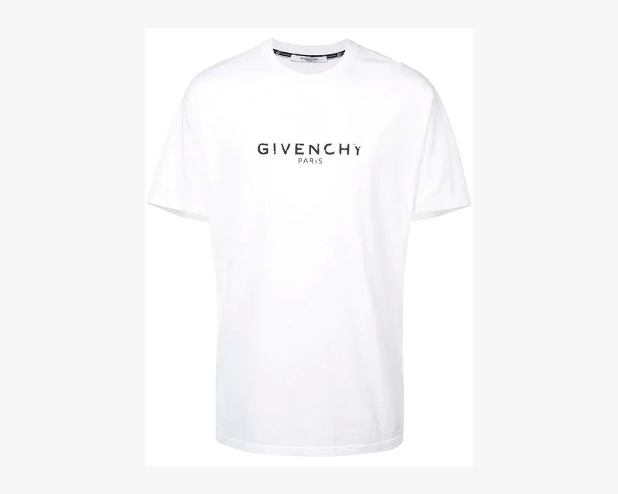 Camiseta Givenchy Paris Blanca Para Hombre - Givenchy , Free Transparent  Clipart - ClipartKey