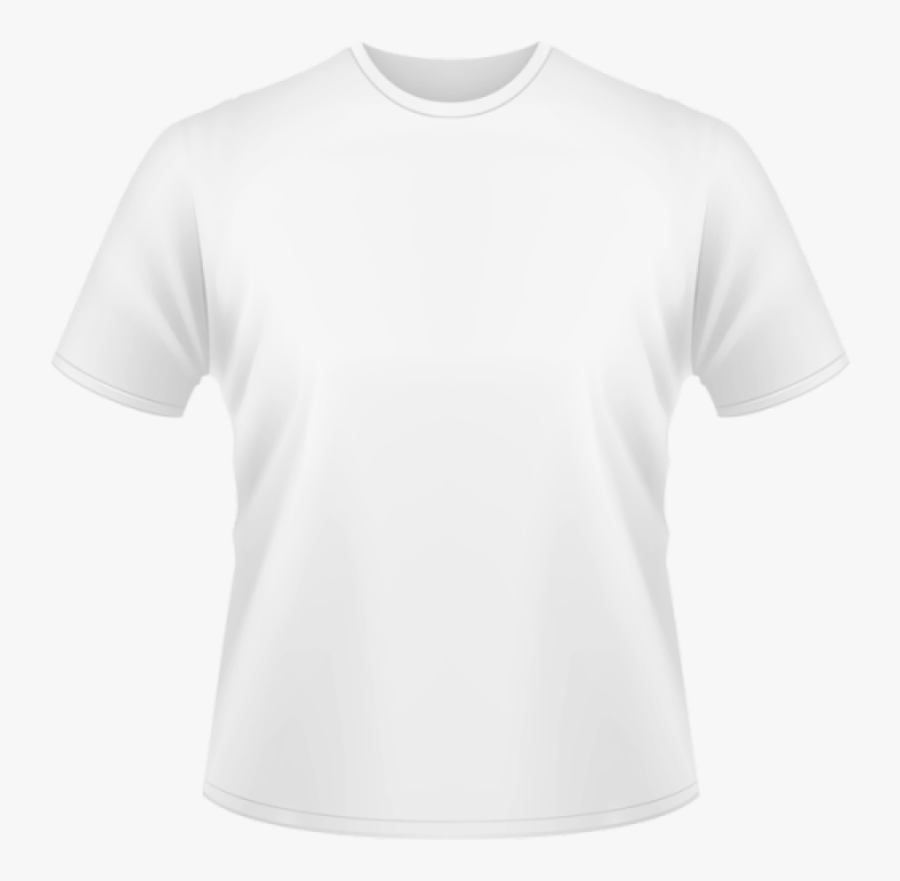Clip Art Camiseta Cdr - Plain White Tshirt Vneck, Transparent Clipart