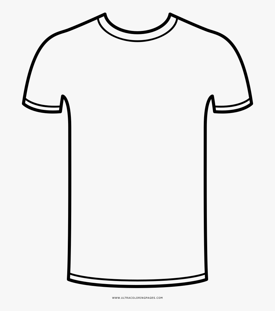 Shirt Png White Drawing - White Shirt Drawing Png, Transparent Clipart