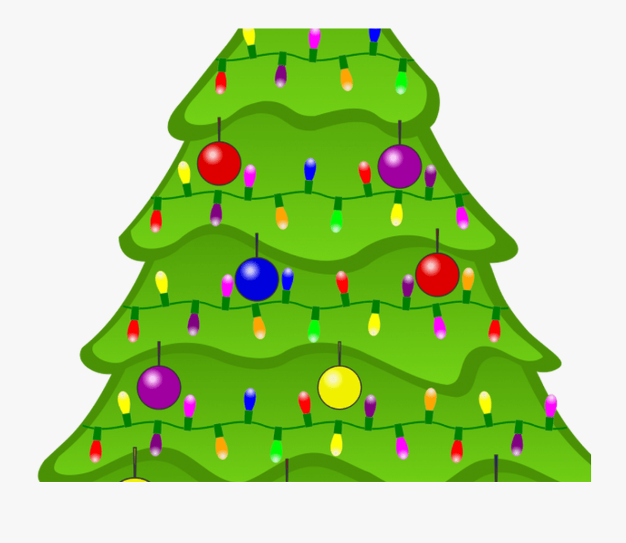 Decorate Clipart Toy - Decorated Animated Christmas Tree Clipart, Transparent Clipart