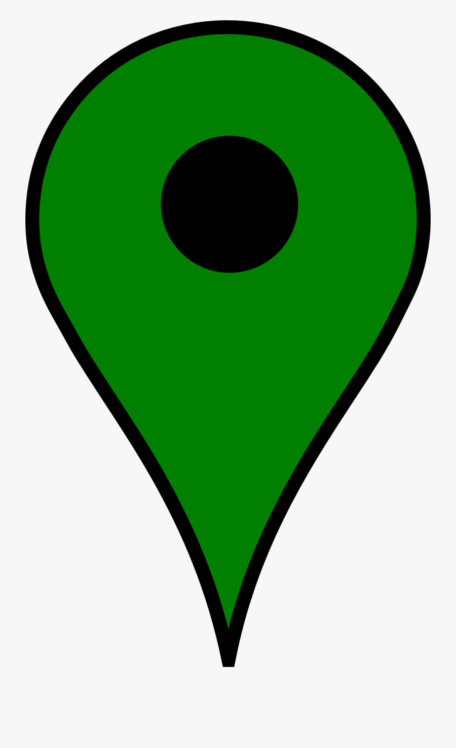 Green Map Pin Png - Desenho De Localizaçao Png, Transparent Clipart