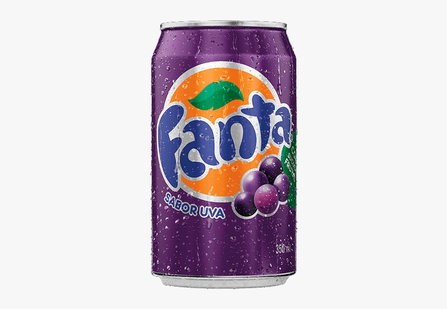 Clip Art Fanta Uva Png - Fanta Orange Soda Can, Transparent Clipart
