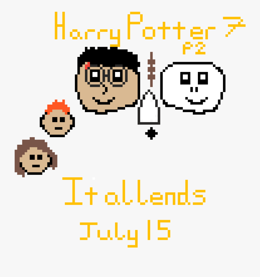 Harry Potter And The Deathly Hallows Part 2 Poster - Cartoon, Transparent Clipart