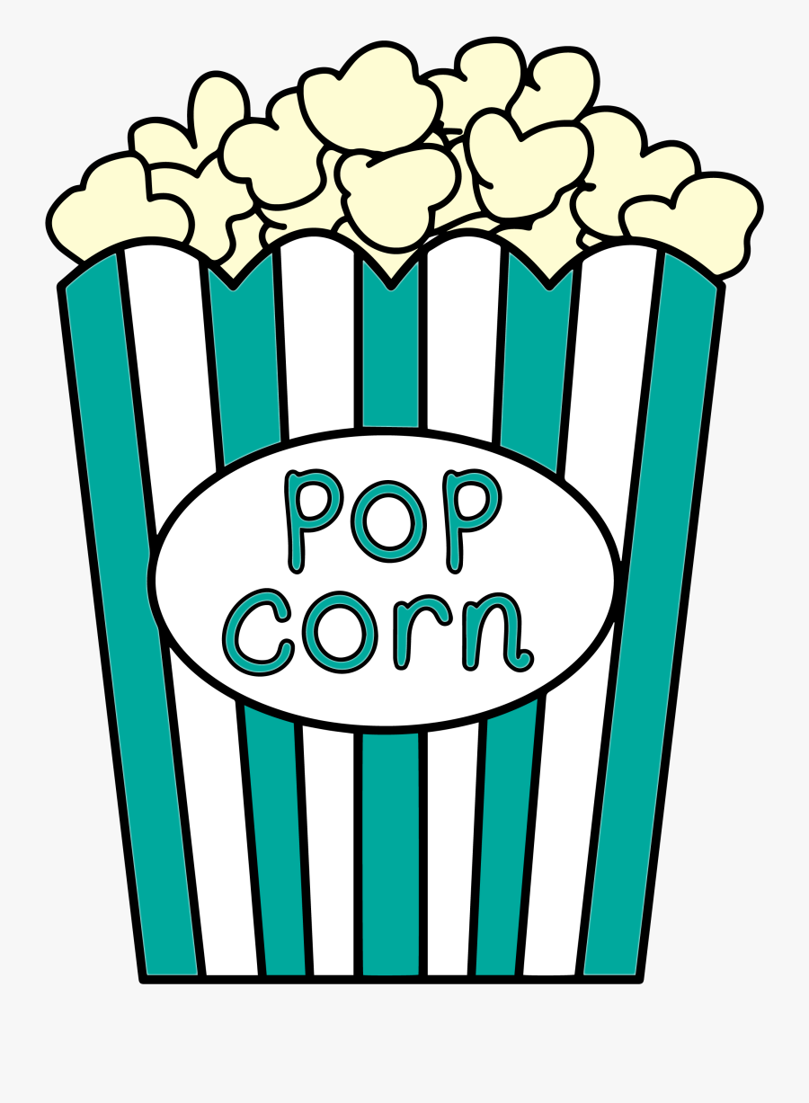 Popcorn Bag Clipart - Imagenes De Cine, Transparent Clipart
