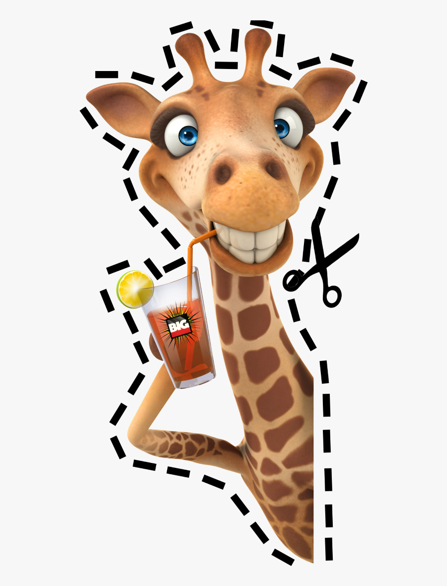 La Fresquita Promobigcolaven Recorta - Funny Giraffe Wallpaper Mobile, Transparent Clipart