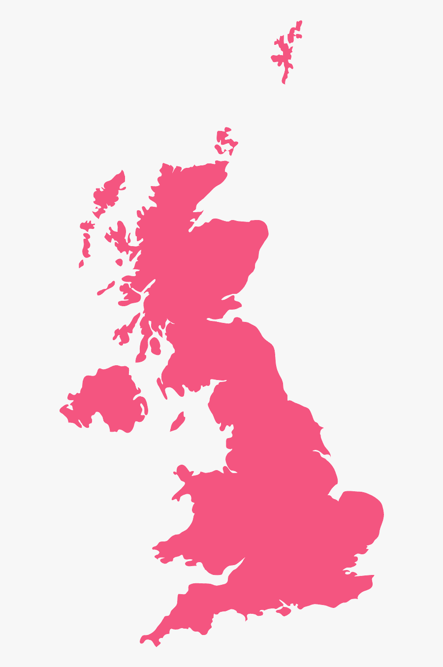 Map Of Britain Svg, Transparent Clipart