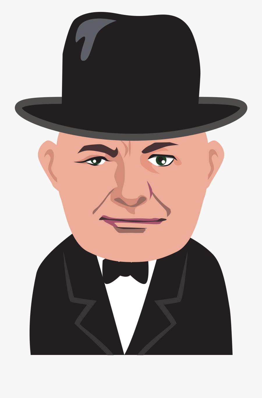 Britain Clipart Winston Churchill - Cartoon Images Of Winston Churchill, Transparent Clipart