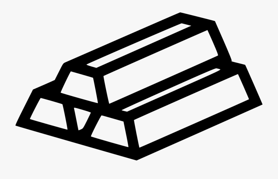 Gold Bullion - Gold Bar Clipart, Transparent Clipart