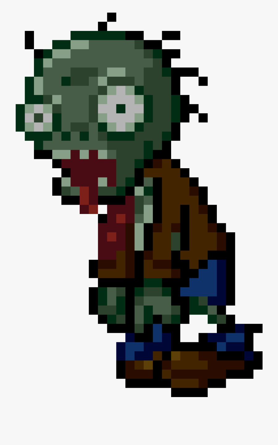 Plants Vs Zombies Pixel, Transparent Clipart