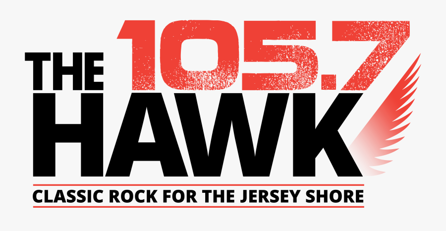 Free Beer And Hot Wings Live On The Jersey Shore With - 105.7 The Hawk Logo, Transparent Clipart