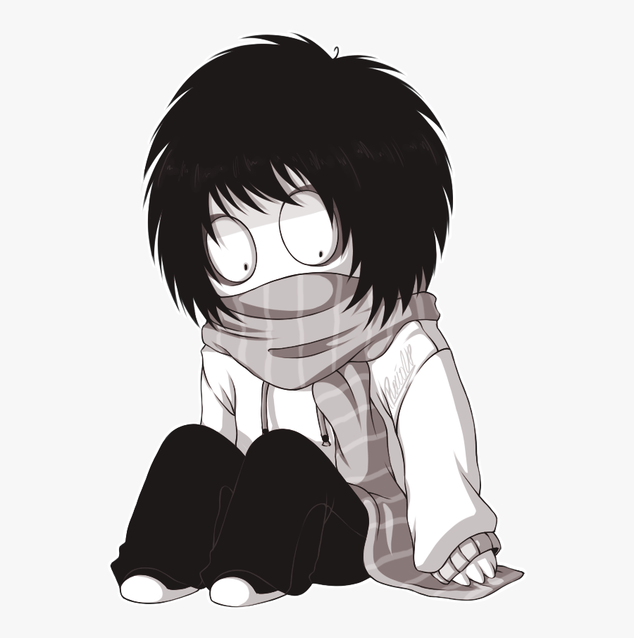 Killer Drawing Serial - Creepypasta Jeff The Killer Chibi, Transparent Clipart