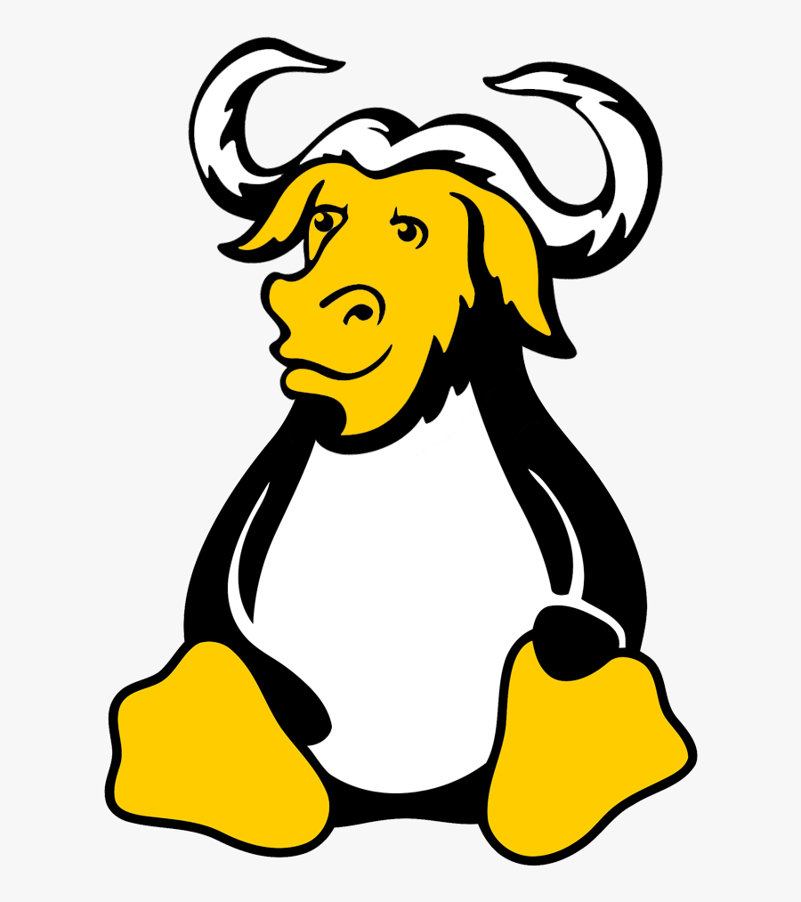 Solved Gnu/linux Unified Logo 3 - Gnu Linux Logo, Transparent Clipart