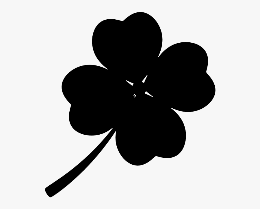 Four Leaf Clover Vector Graphics Image Royalty Free - 2 Leaf Clover, Transparent Clipart