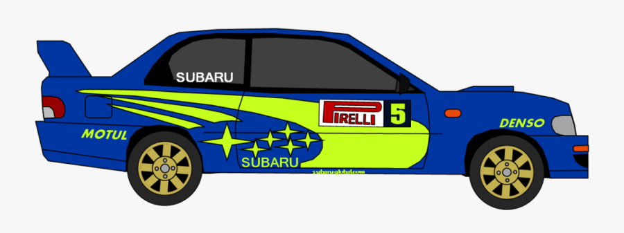 Subaru Clipart Subaru Wrx - Tekening Rally, Transparent Clipart