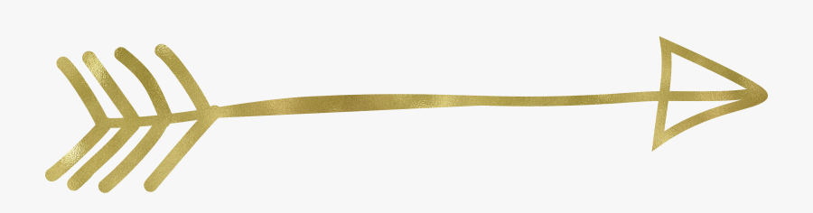 Transparent Single Tribal Arrow Clipart - Gold Tribal Arrow Png, Transparent Clipart