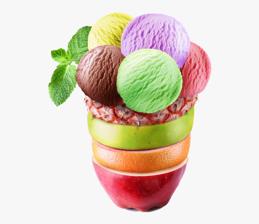Ice Cream All Flavours, Transparent Clipart