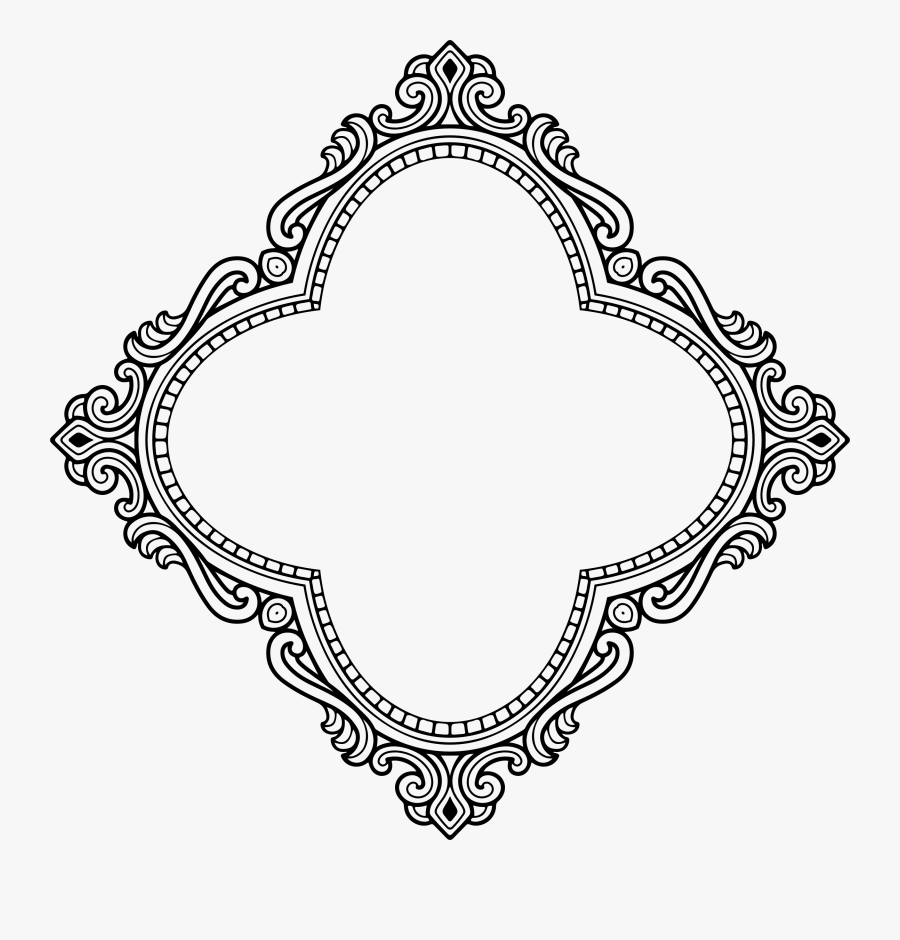 Vintage Frames Empty Logo, Transparent Clipart