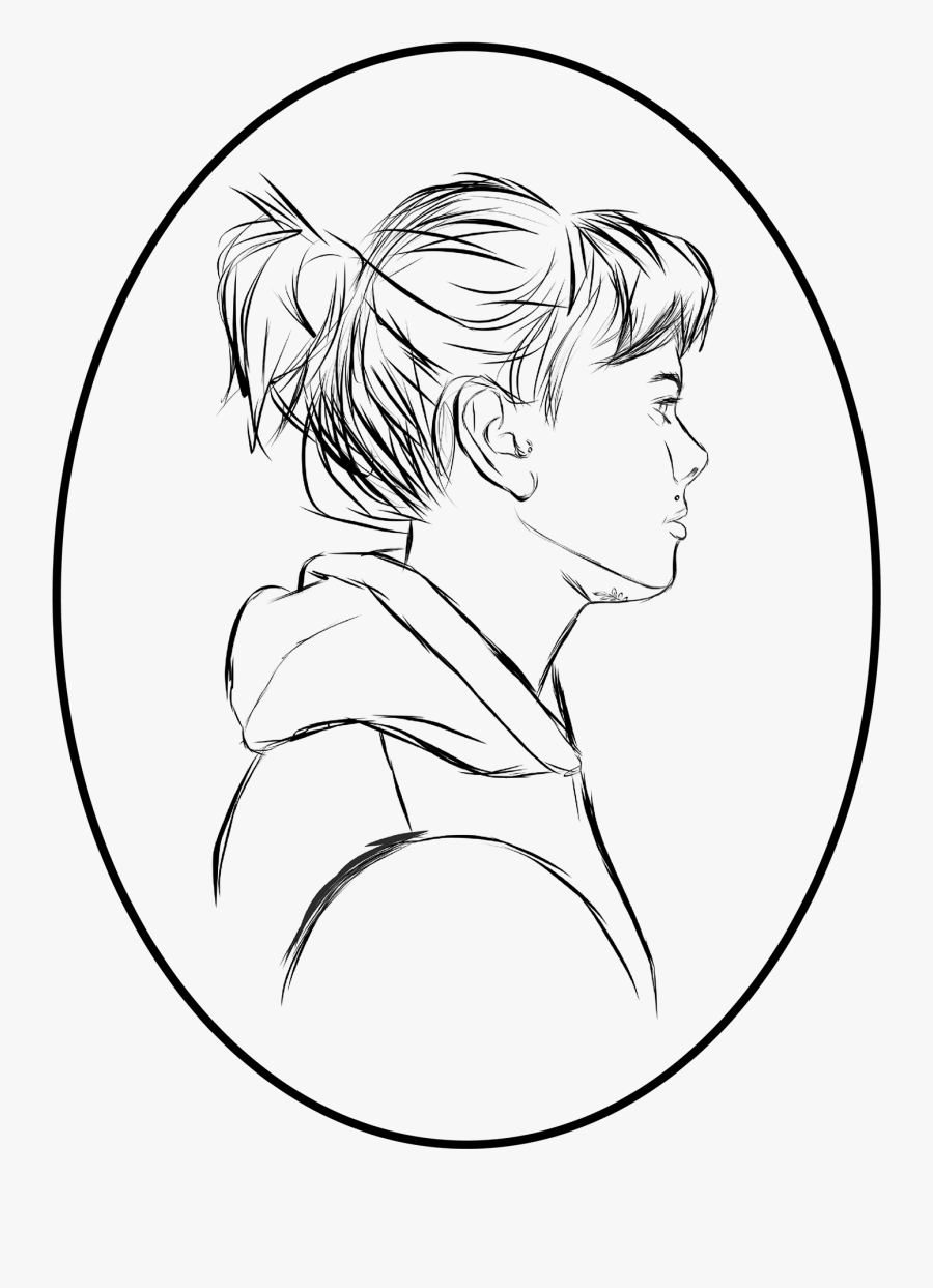 Clipart Library Cameo Drawing - Line Art, Transparent Clipart