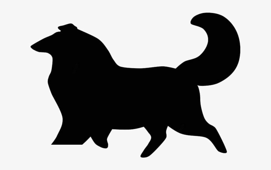 Transparent Collie Art Silhouette, Clip Art - Companion Dog, Transparent Clipart