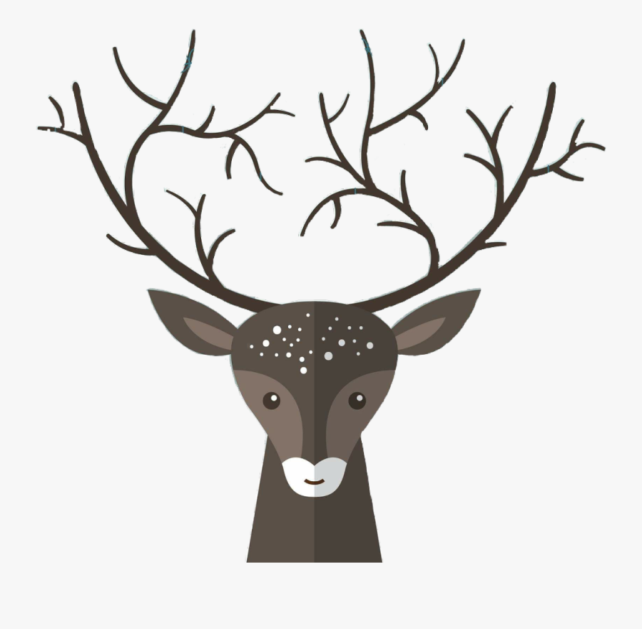 ##buck #forrest #hunting #deer #cute #outdoors #freetoedit - Happy Holidays Reindeer Gif, Transparent Clipart