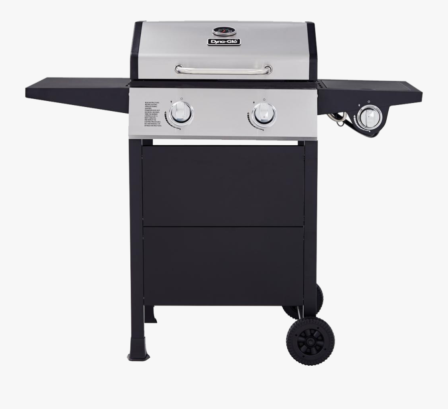 Grill Transparent Image - Dyna Glo 2 Burner Grill With Side Burner, Transparent Clipart