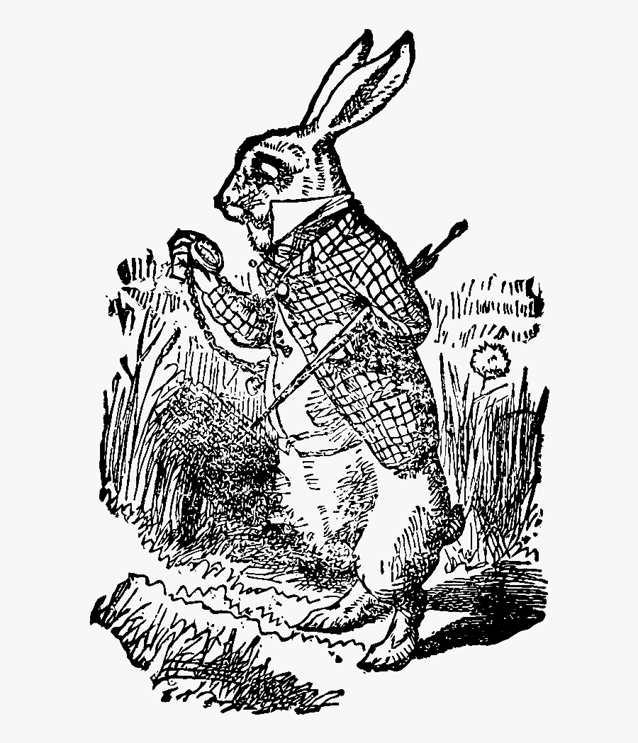 White Rabbit Alice"s Adventures In Wonderland The Mad - Alice In Wonderland Vintage Illustrations, Transparent Clipart