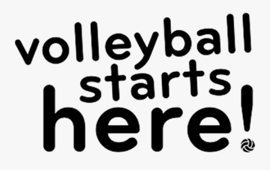 Yelling Clipart Volleyball Coach - Volleyball Starts Here, Transparent Clipart