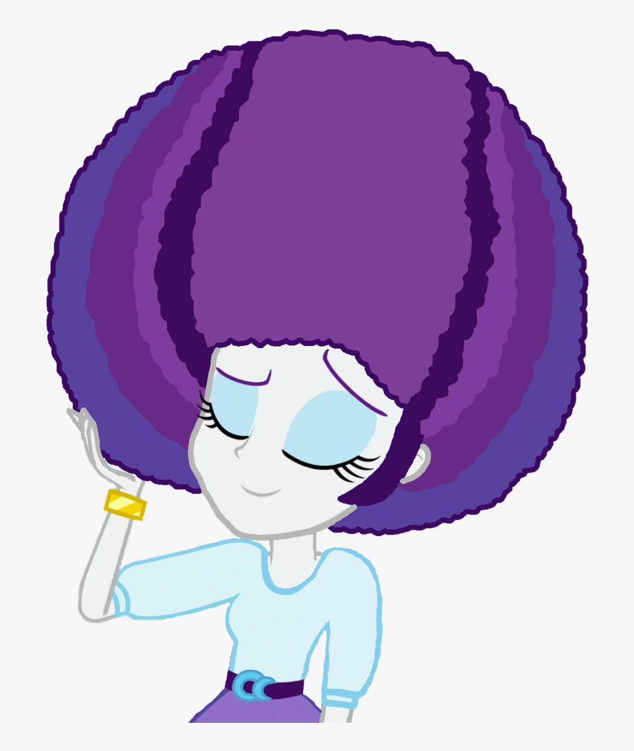 Clip Art Alternate Hairstyle Artist - My Little Pony Rarity Afro, Transparent Clipart