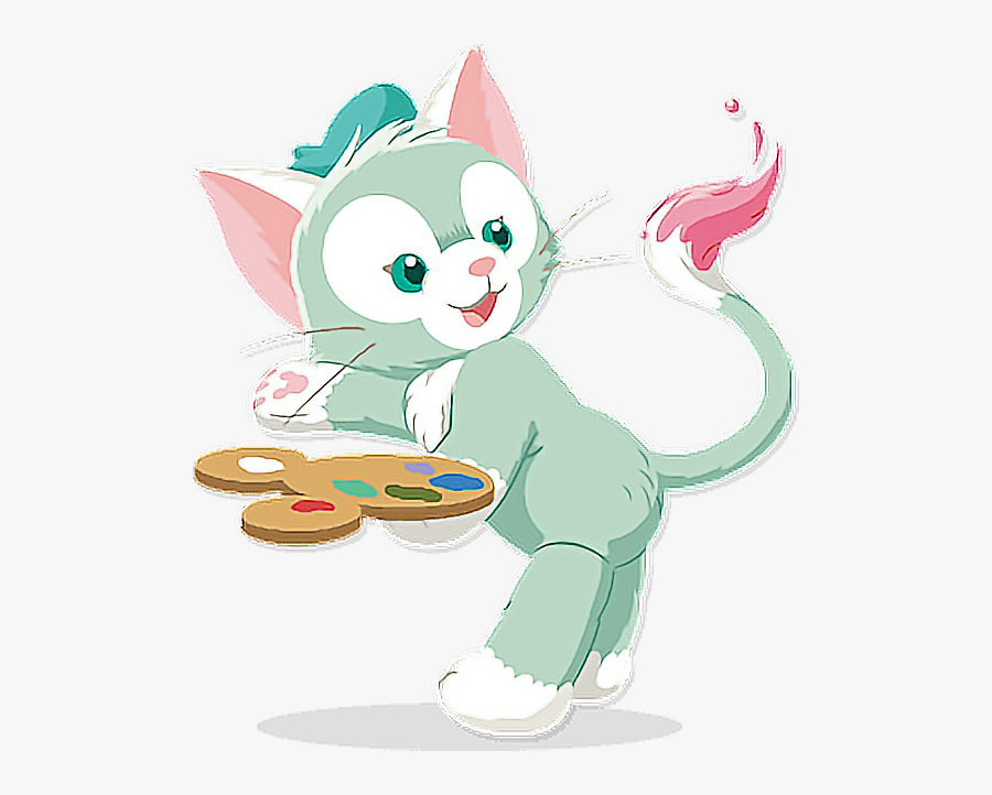 #cute #gelatoni #cat #meow #duffy #disney #drawing - Gelatoni Disney, Transparent Clipart