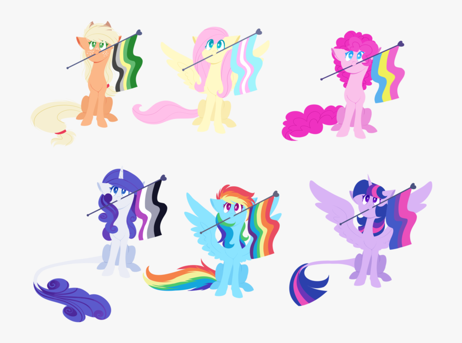 Clip Art Ace Pride Flags Clipart - Pride Flags As Characters, Transparent Clipart