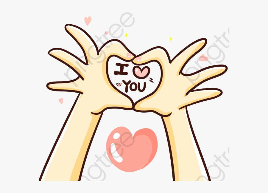 I Love You Valentine Float Gesture, Love Clipart, Cute - Cute Love Png Icon, Transparent Clipart