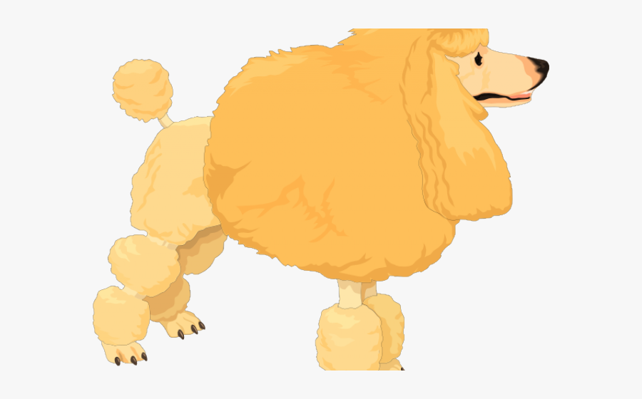 Poodle Clipart Yellow - Dog Clip Art, Transparent Clipart