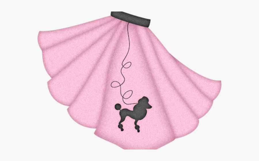 50's Poodle Skirt Clip Art, Transparent Clipart