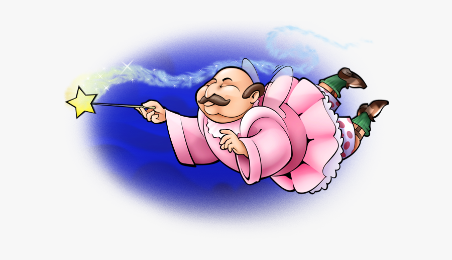 Fairy Godfather Cartoon, Transparent Clipart
