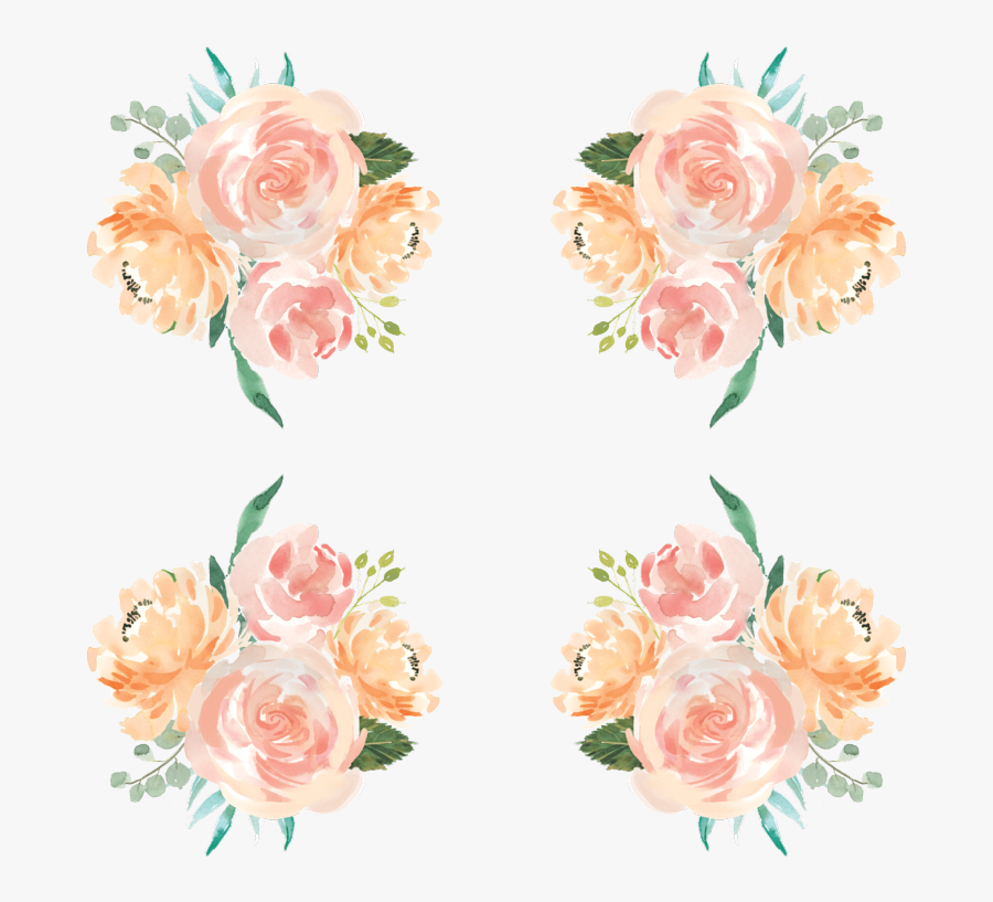 Peach Flowers Png - Garden Roses , Free Transparent Clipart - ClipartKey