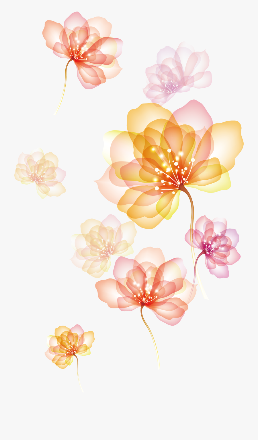 Of Spreading Flowers Effect Hd Image Free Png Clipart - Transparent Flower Effect Png, Transparent Clipart