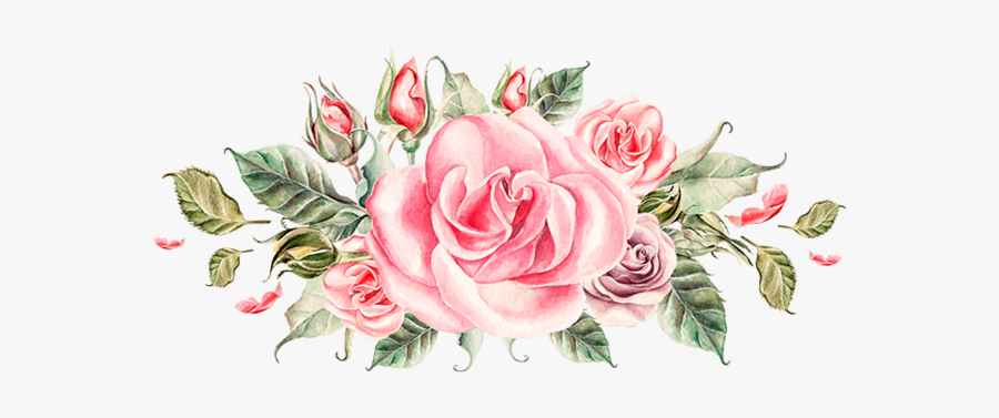 Bouquet Vector Rose Watercolor - Watercolor Peony Flower Png, Transparent Clipart