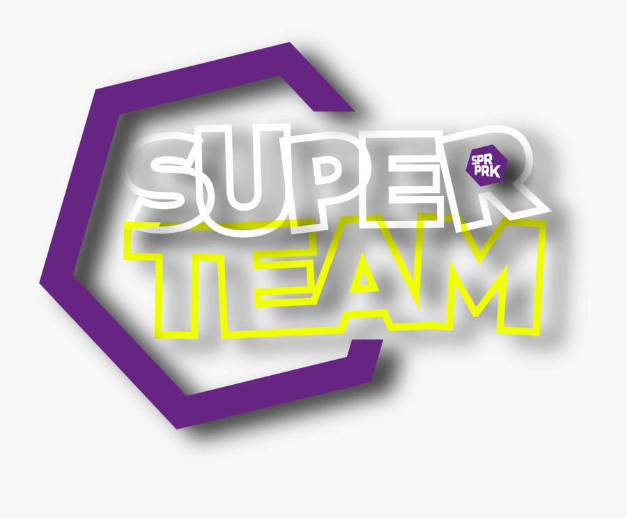 Why Build A Superteam In Superpark Join Our Team Building - Graphic Design, Transparent Clipart