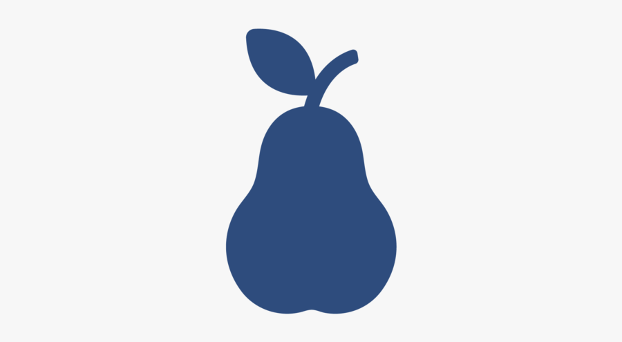 Poppys Pear Blue, Transparent Clipart