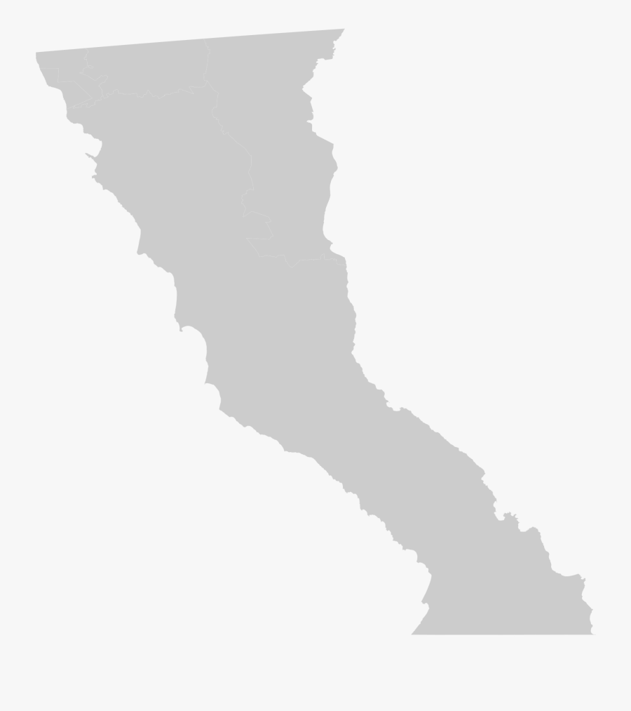 California Vector - Baja California, Transparent Clipart