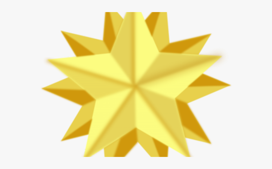 Transparent Continental Breakfast Clipart - Star Tree Topper Clip Art, Transparent Clipart