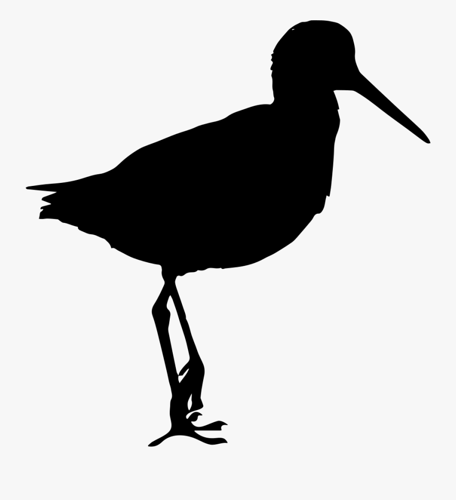 Sandpiper Clip Art Vector Graphics Bird Silhouette - Sandpiper Silhouette, Transparent Clipart