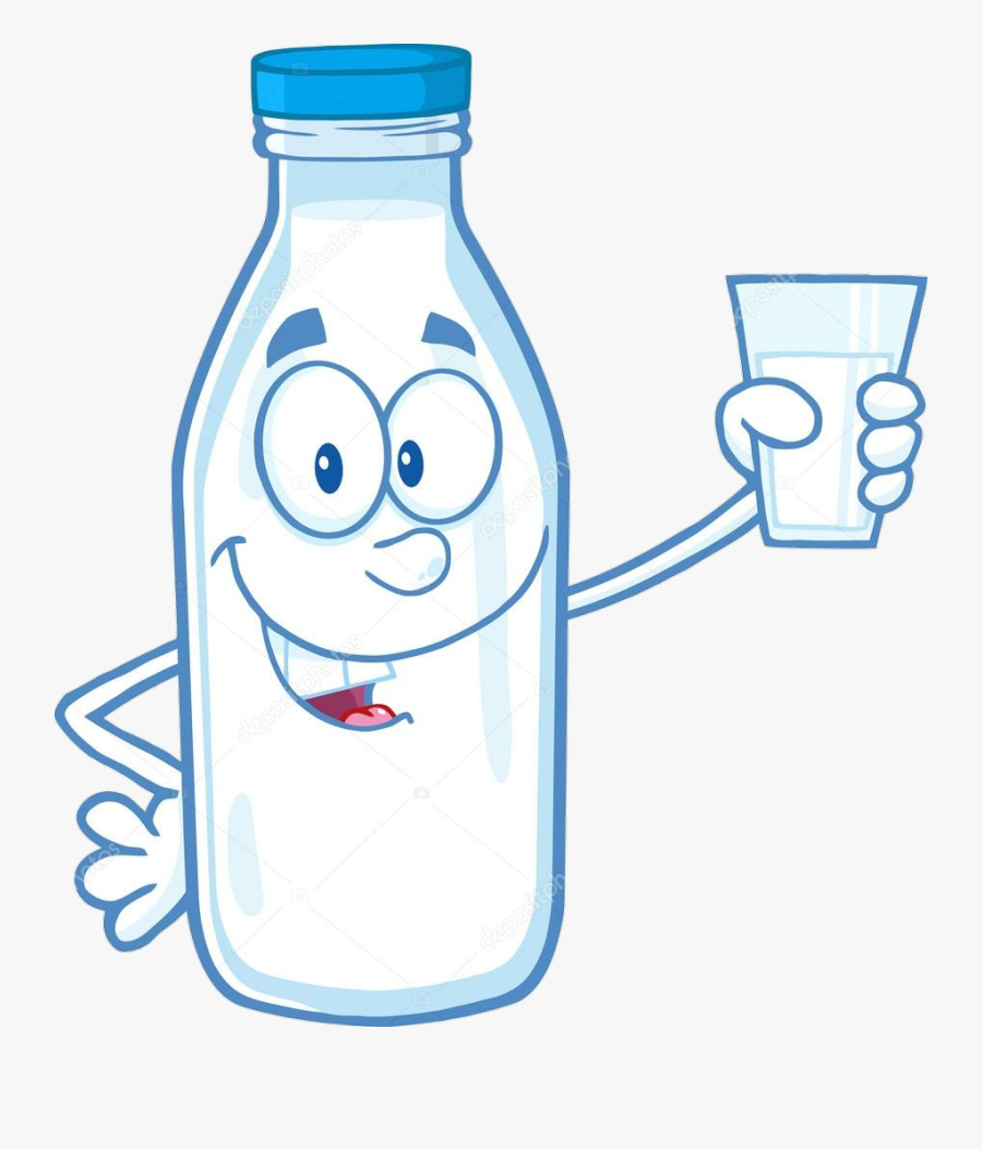 Cartoon Milk And Cream, Transparent Clipart