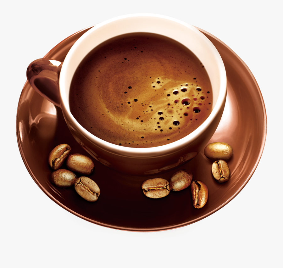 Coffee Espresso Cappuccino Latte Caffxe8 Americano - Coffee Cup Beans Png, Transparent Clipart