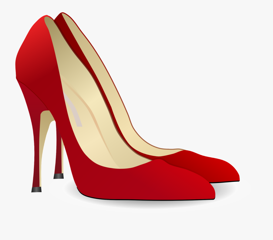 Chaussures Rouges � Talons Image Vecteurs Cliparts - High Heeled Shoes Clipart, Transparent Clipart