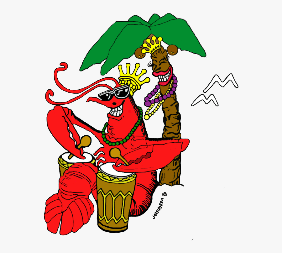 Krewe Babalu Galveston Fundraising Thank You For Your - Cartoon, Transparent Clipart