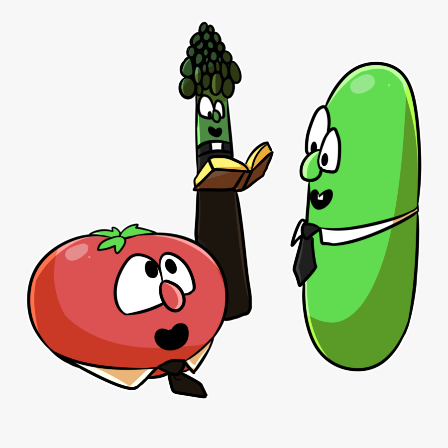 Im Watching Veggietales At 2am With @4rcades And @magehand - Larry Bob The Tomato, Transparent Clipart