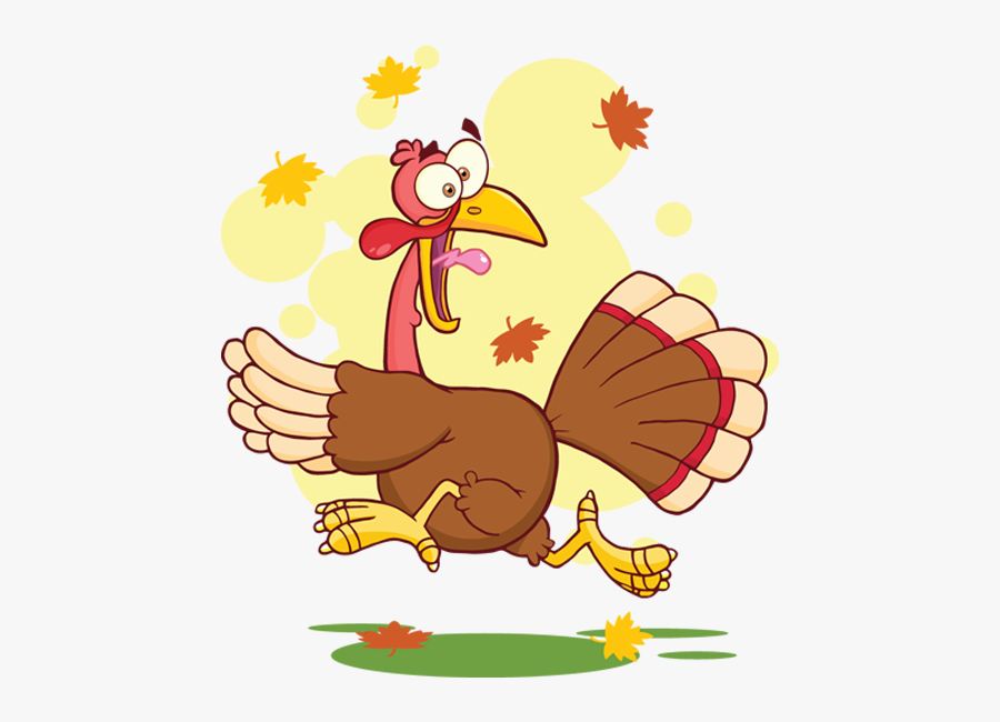 Escape Turkey - Turkey Running, Transparent Clipart