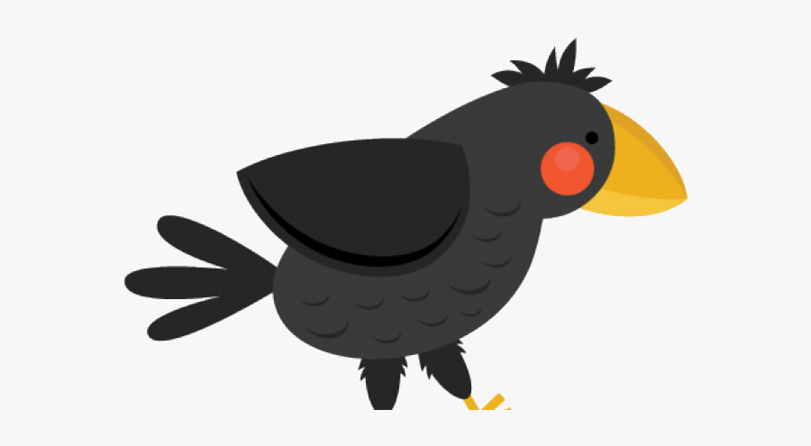 Transparent Background Cute Crow Clipart, Transparent Clipart